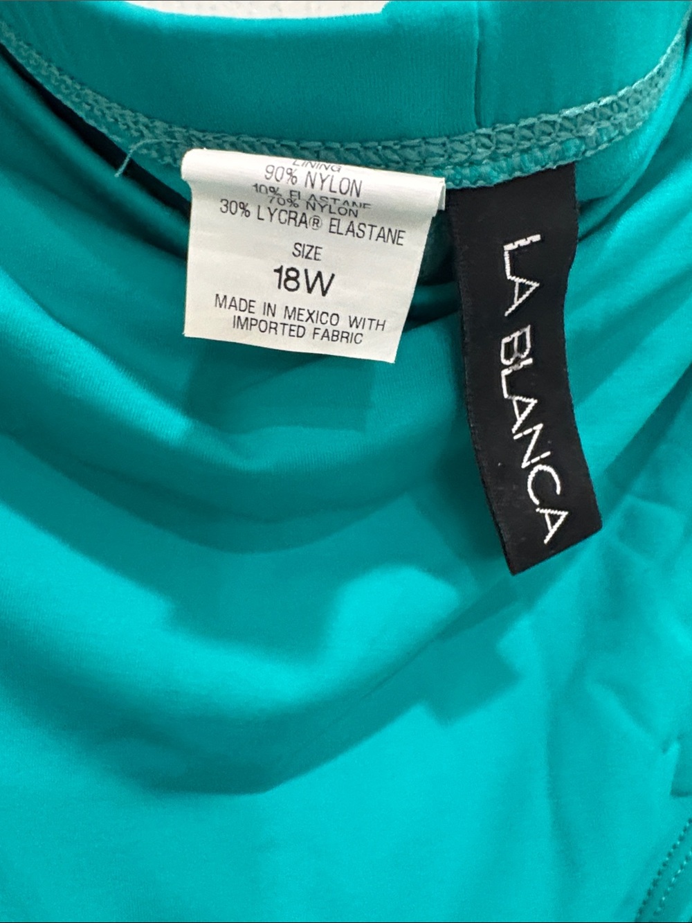 La Blanca Teal Swim Bottoms size 18 - Picture 3 of 7